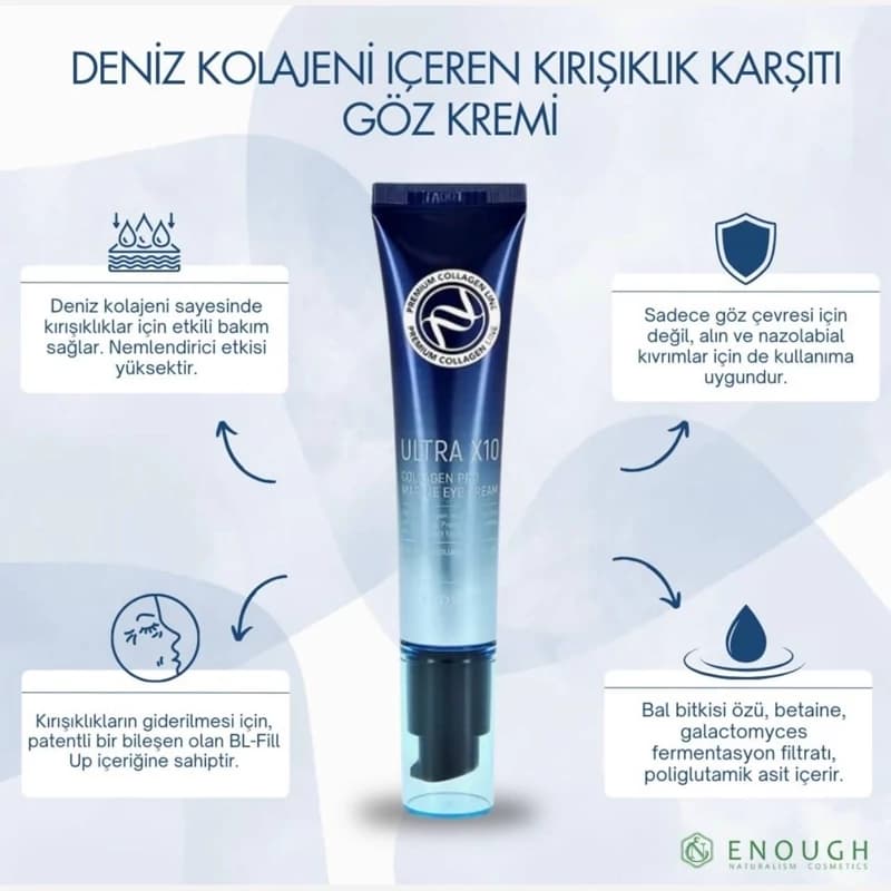 کرم دور چشم آلترا 10X مدل کلاژن پرو مارین — تصویر ۸