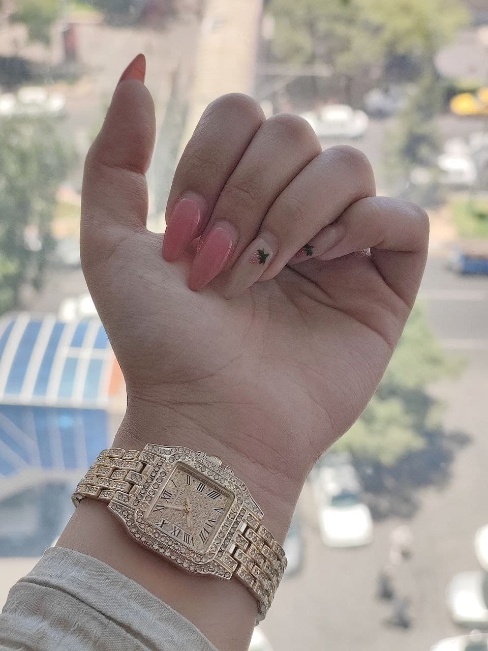 ساعت زنانه مارک کارتیر Cartier کیفیت عالی فول نگین رنگ ثابت کد 1924186
