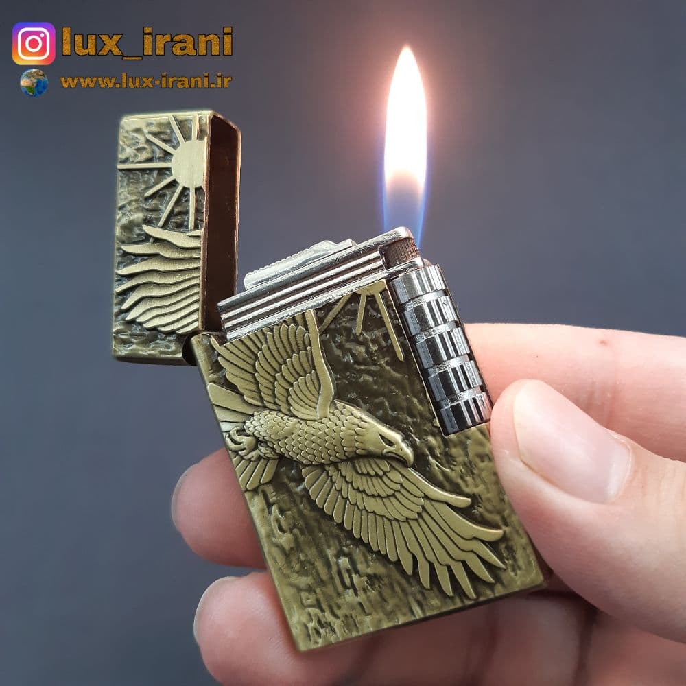 فندک طرح دپونت مدل عقاب — تصویر ۵