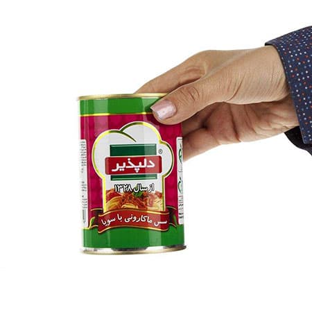 کنسرو سس ماکارونی با سویا دلپذیر – 400 گرم — تصویر ۲
