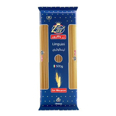 ماکارونی لینگوئینی زر ماکارون مقدار 500 گرم