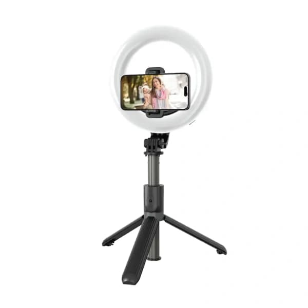 مونوپاد و رینگ لایت گرین لاین Green Lion Ring Light 6 Selfie Stick