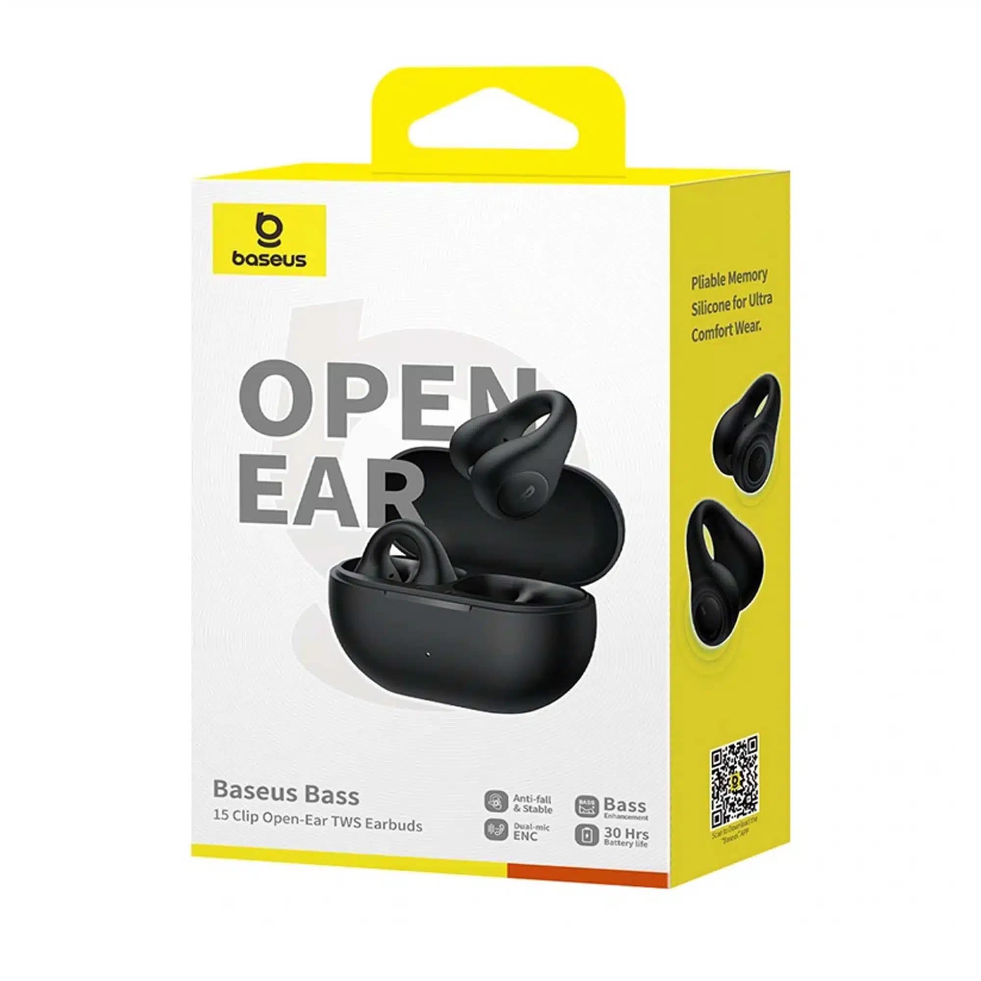 هندزفری بلوتوثی القایی باسئوس مدل Baseus Bass 15 Clip Open — تصویر ۶