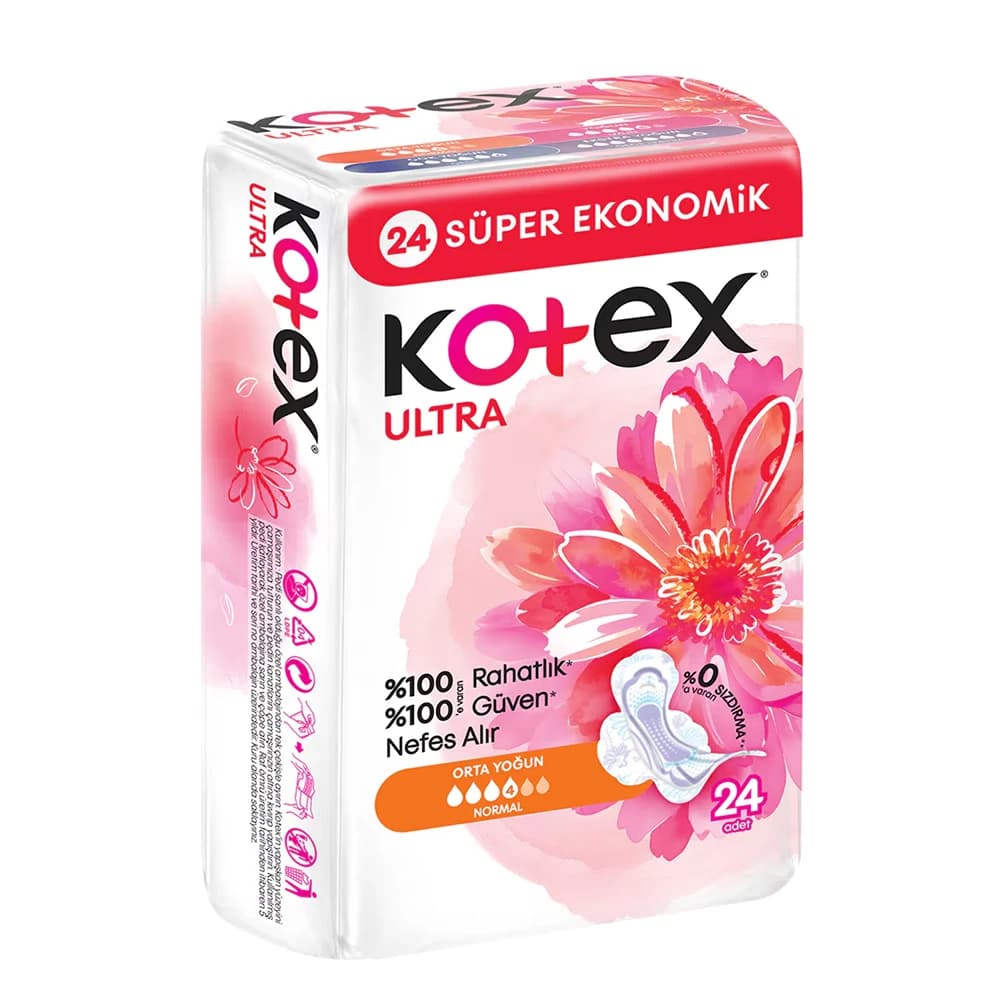 نوار بهداشتی کوتکس مدل ULTRA NORMAL بسته 24 عددی — تصویر ۲