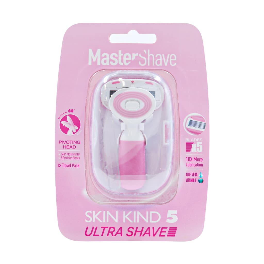 خودتراش زنانه پنج لبه مستر شیو مدل Skin Kind
