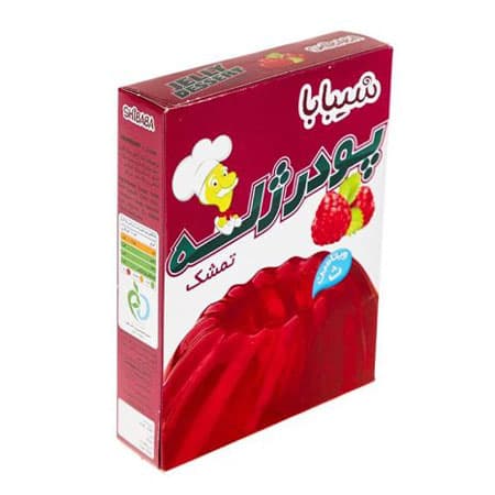 پودر ژله تمشک شیبابا مقدار 100 گرم — تصویر ۲
