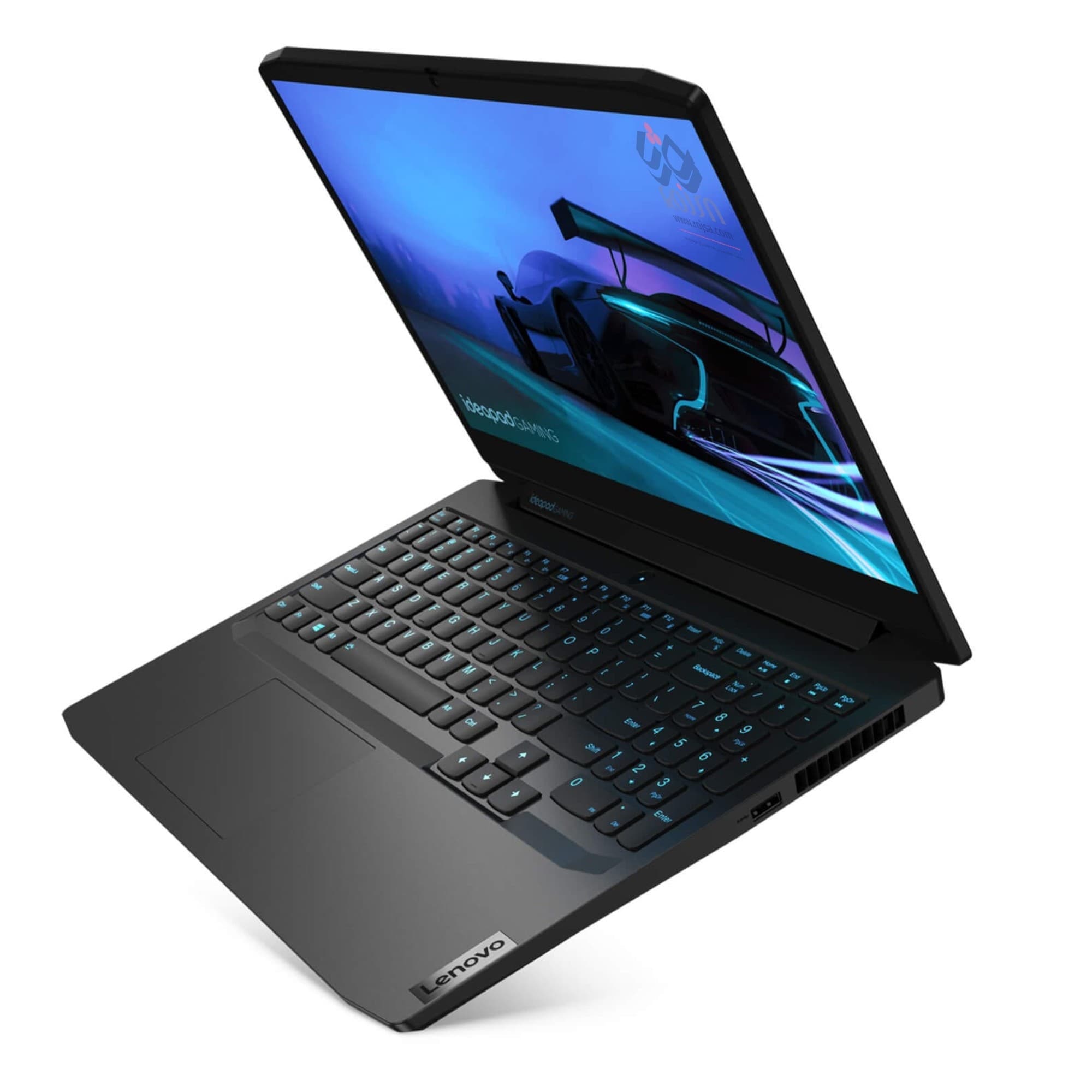لپ تاپ گیمینگ لنوو مدل Gaming3 R5 5500H 16GB 512TB SSD 4GB RTX2050 — تصویر ۴