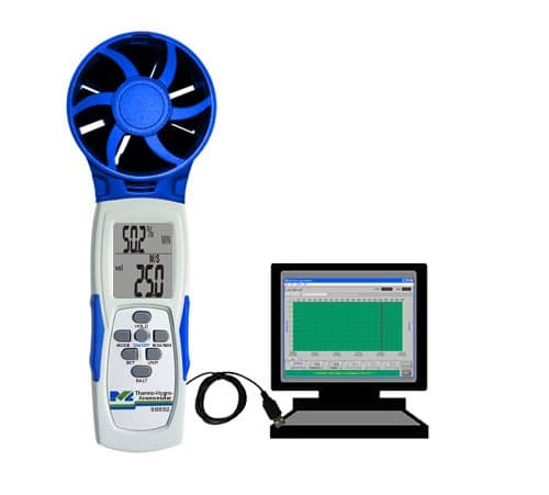 فلو باد ، دما و رطوبت سنج هوا MIC مدل MIC 98652