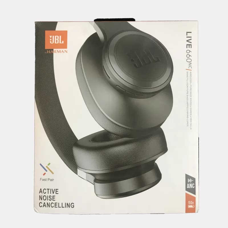 هدفون بلوتوثی جی بی ال (high copy) مدل Live 660 BT NC قرمز – Open Box (روکش گوشی جدا شده است) — تصویر ۳