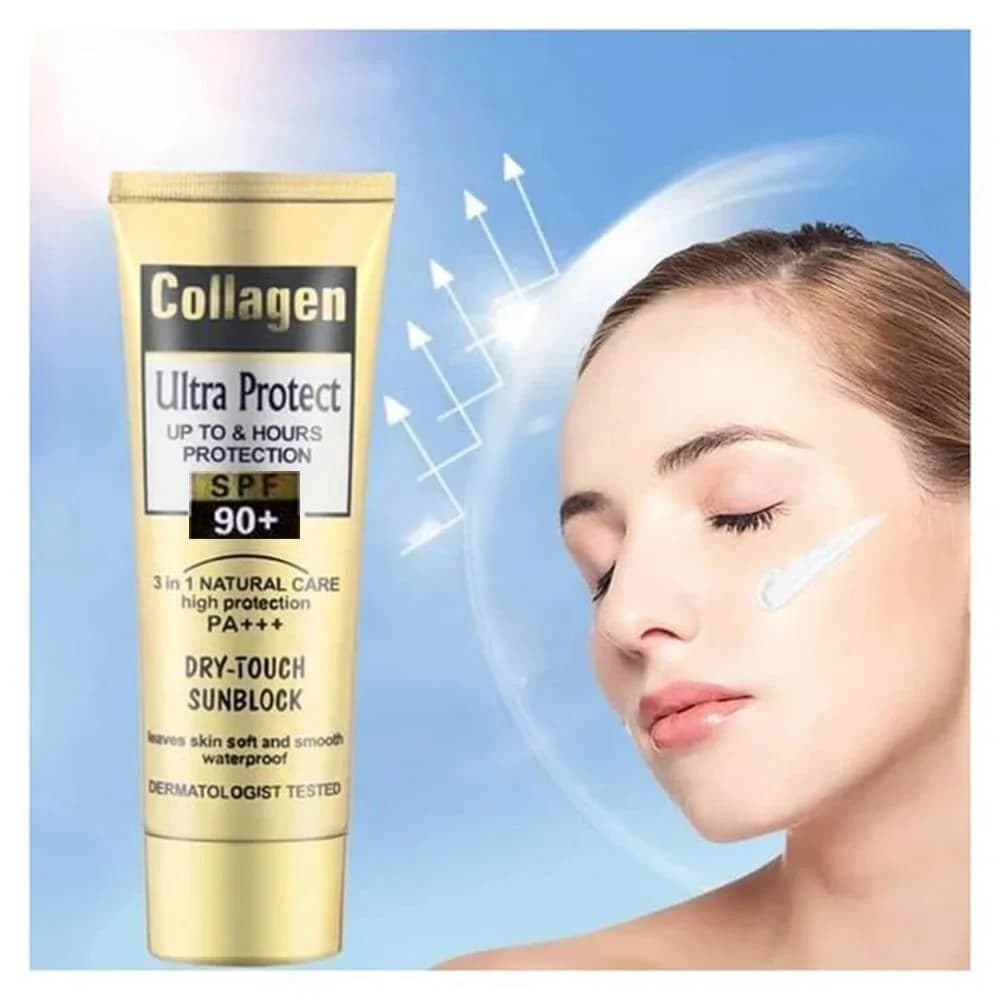 کرم ضد آفتاب کلاژن – SPF 90 ساخت فرانسه — تصویر ۲