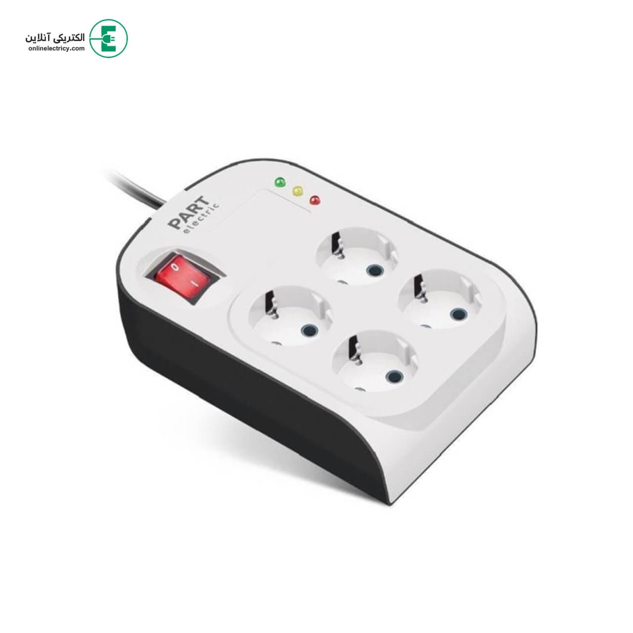 محافظ چهار خانه ارتدار با کلید و کابل 1/8 متری پارت الکتریک