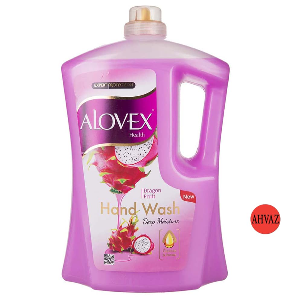مایع دستشویی 3750 گرمی صدفی صورتی آلوکس (ALOVEX)