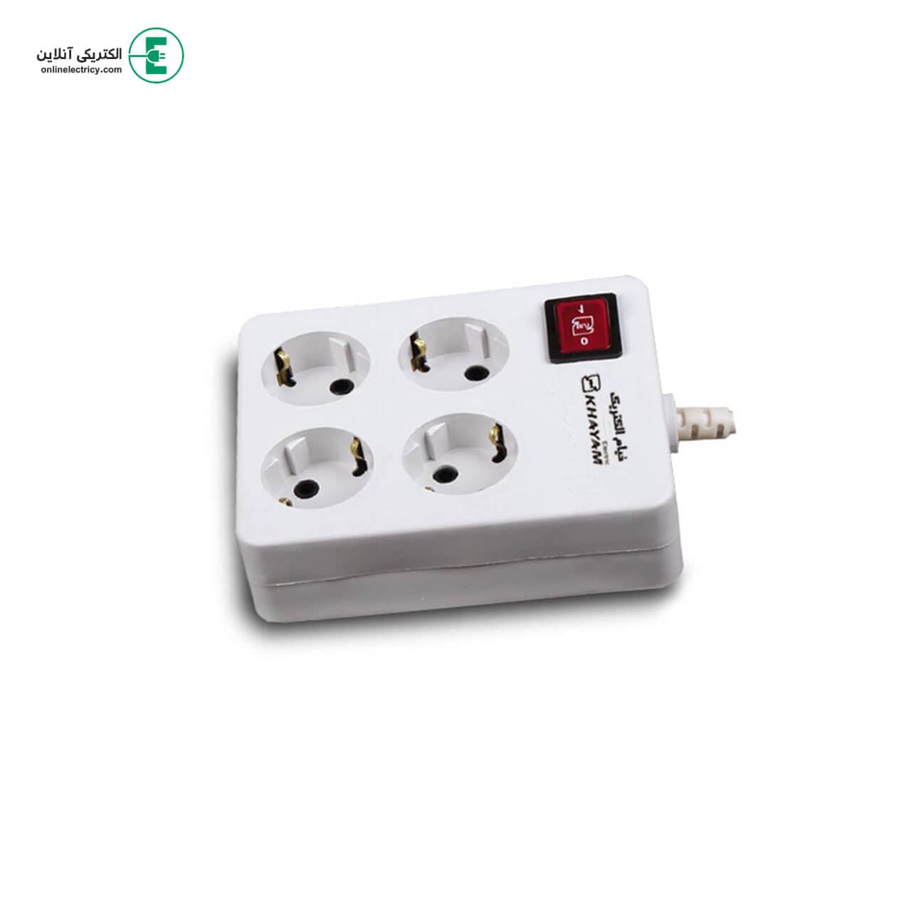 4 راهی ارتدار سرامیکی با کابل 3 متری(خیام الکتریک)
