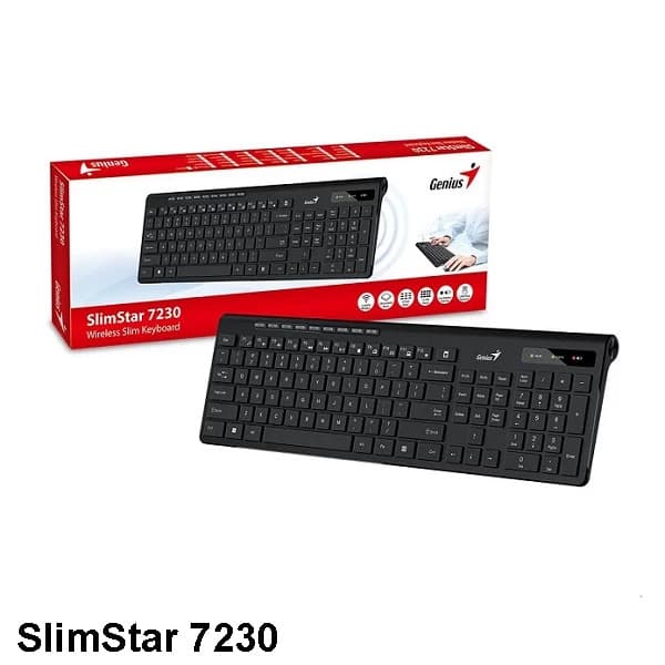کیبورد بی سیم جنیوس SlimStar 7230 — تصویر ۴