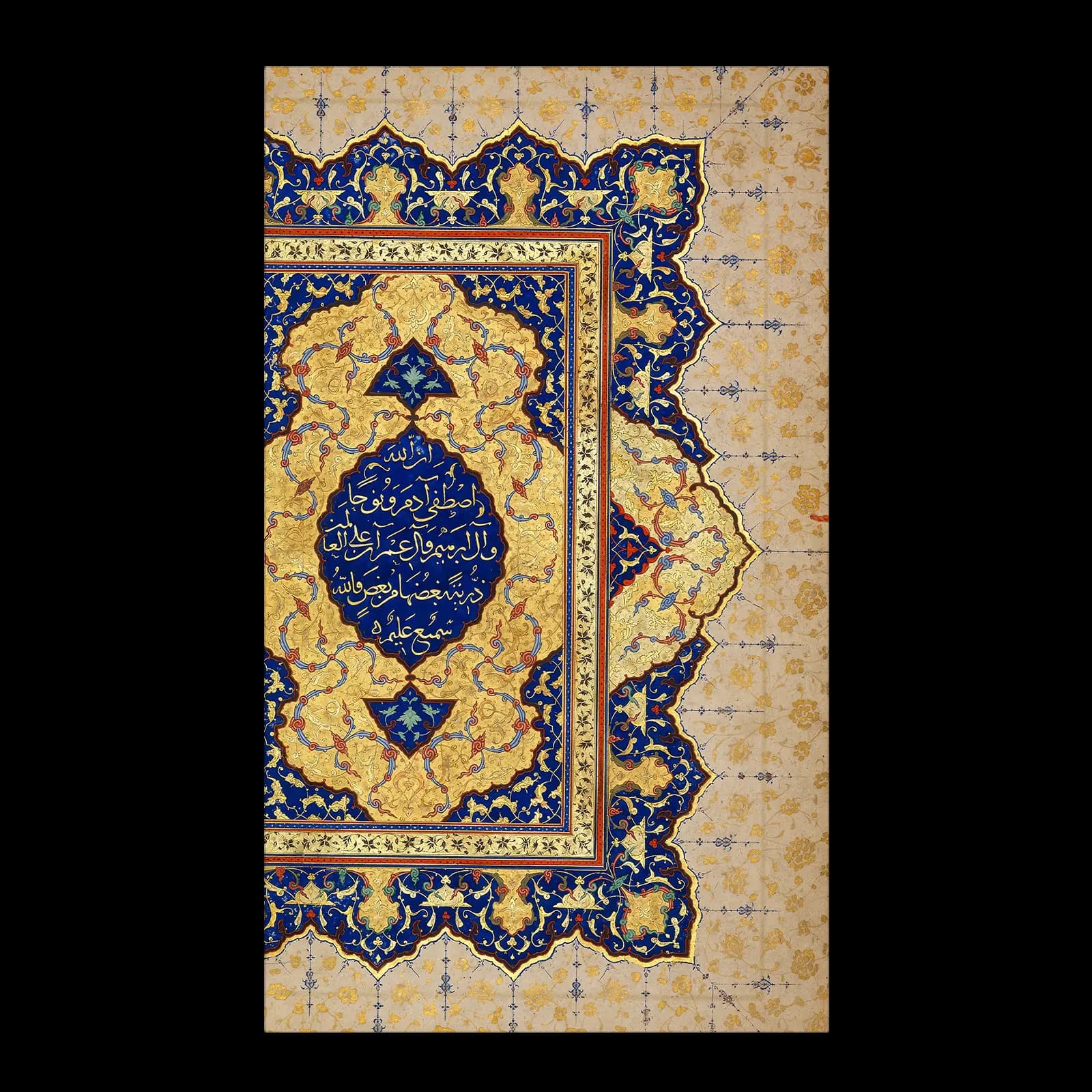 آرایهپردازی و تذهیب کتاب – تابلو نقاشی کتاب قصص النبیا