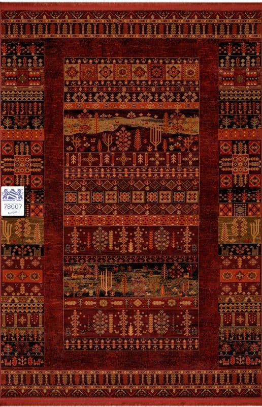 فرش کد 78007شرابی