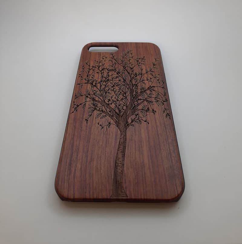 قاب گوشی چوبی iPhone 6 Plus/7 Plus کد 125 — تصویر ۳