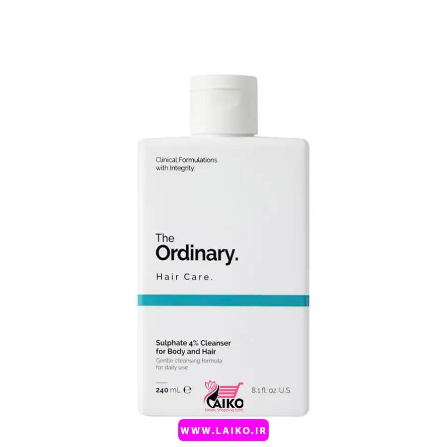 شامپو بدون سولفات اوردینری برای مو و بدن The Ordinary — تصویر ۳