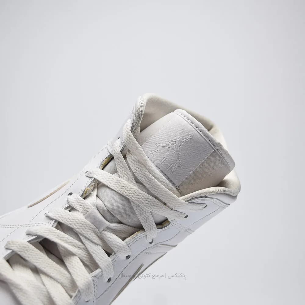 کتونی Nike مدل Air Jordan 1 Mid Triple White – 554724-136 — تصویر ۸