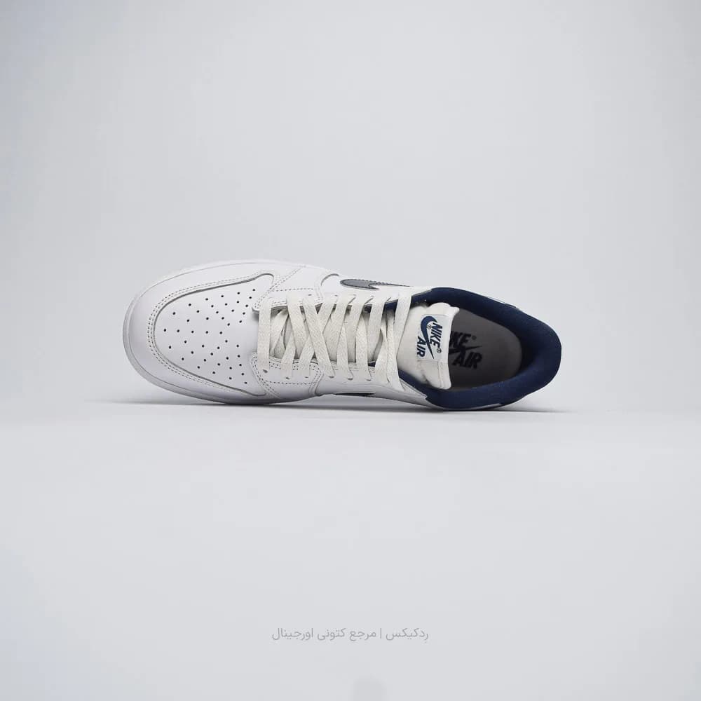 کتونی Nike مدل Jordan 1 Retro Low 85 Metallic Blue – FB9933-141 — تصویر ۴