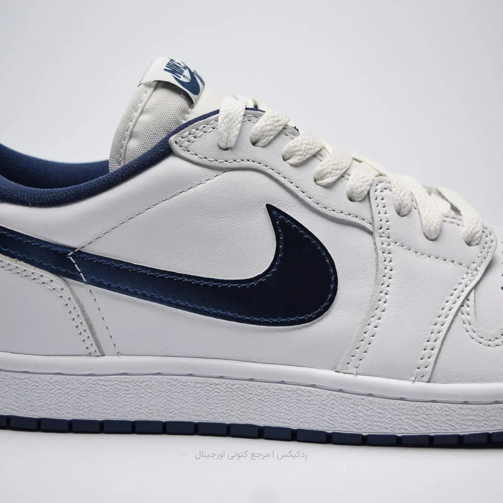 کتونی Nike مدل Jordan 1 Retro Low 85 Metallic Blue – FB9933-141 — تصویر ۶
