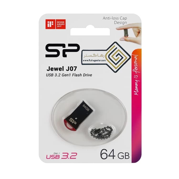فلش 64 گیگ Silicon Power Jewel USB 3.2 مدل J01