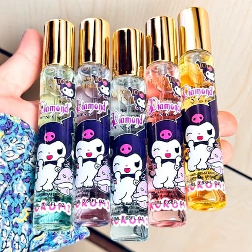 عطر قلمی کرومی ادکلن جیبی رایحه توت فرنگی خامه مارشمالو خنک شکوفه میوه های بهاری خوشبو کننده عالی مناسب تابستان — تصویر ۵