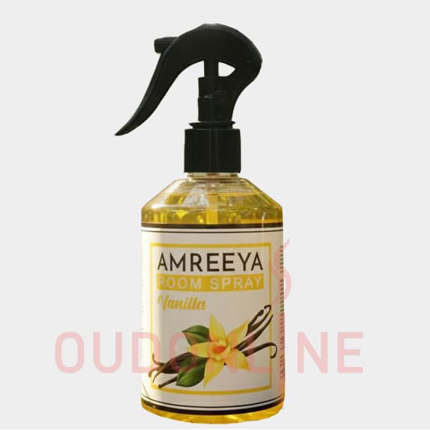 اسپری خوشبو کننده هوا امریا Amreeya مدل وانیلا(وانیل) vanilla حجم 250 میلی لیتر