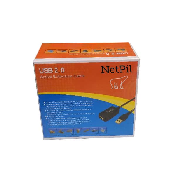 کابل افزایش طول USB نت پیل مدل P10 طول 10متر — تصویر ۲