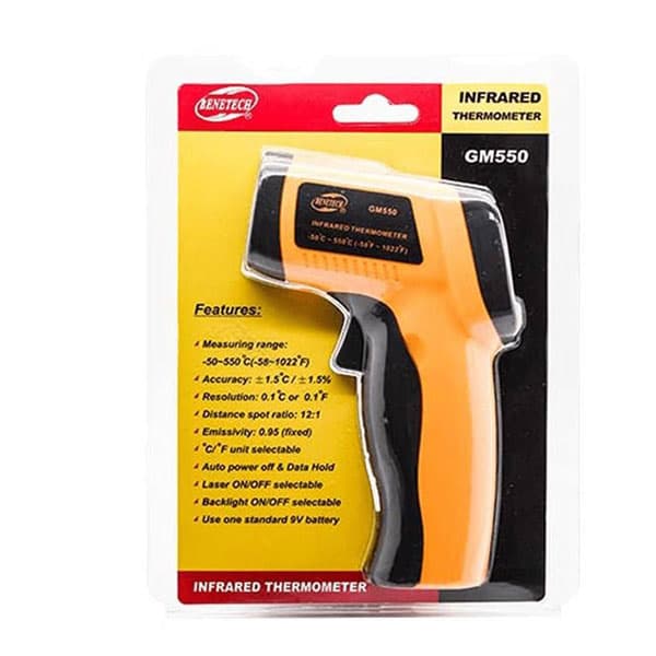 دما سنج لیزری مدل GM-320 — تصویر ۳