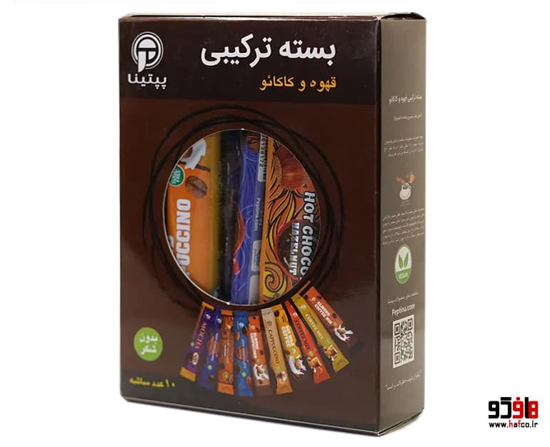 قهوه و کاکائو پپتینا بسته ترکیبی 10 عددی — تصویر ۲