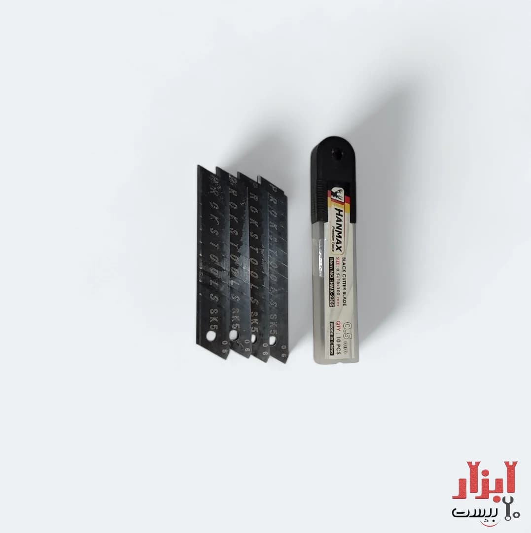 تیغ کاتر بزرگ HANMAX بسته 10 عددی — تصویر ۲