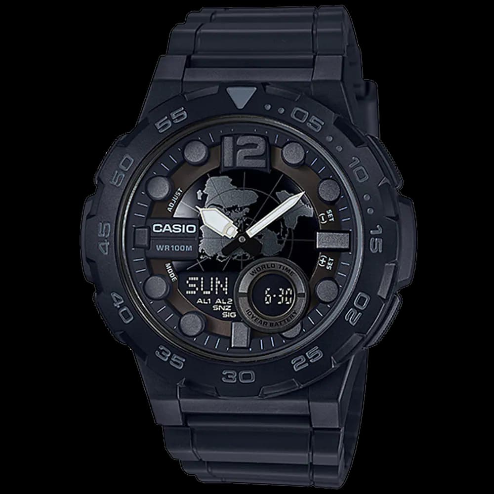 ساعت مچی مردانه کاسیو مدل CASIO-AEQ-100W-1B — تصویر ۱۰