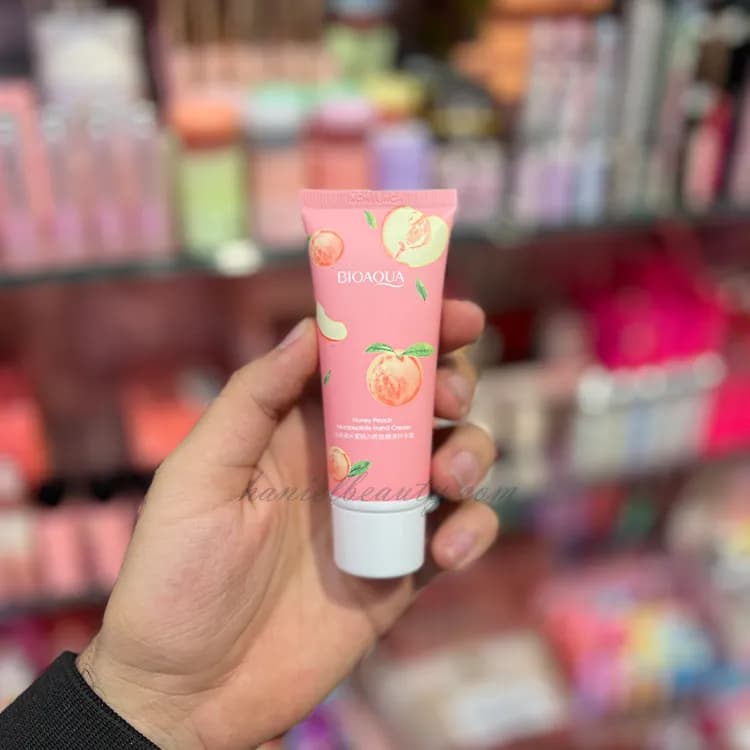 کرم تیوپی مرطوبکننده دست و صورت هلو بیوآکوا — تصویر ۲