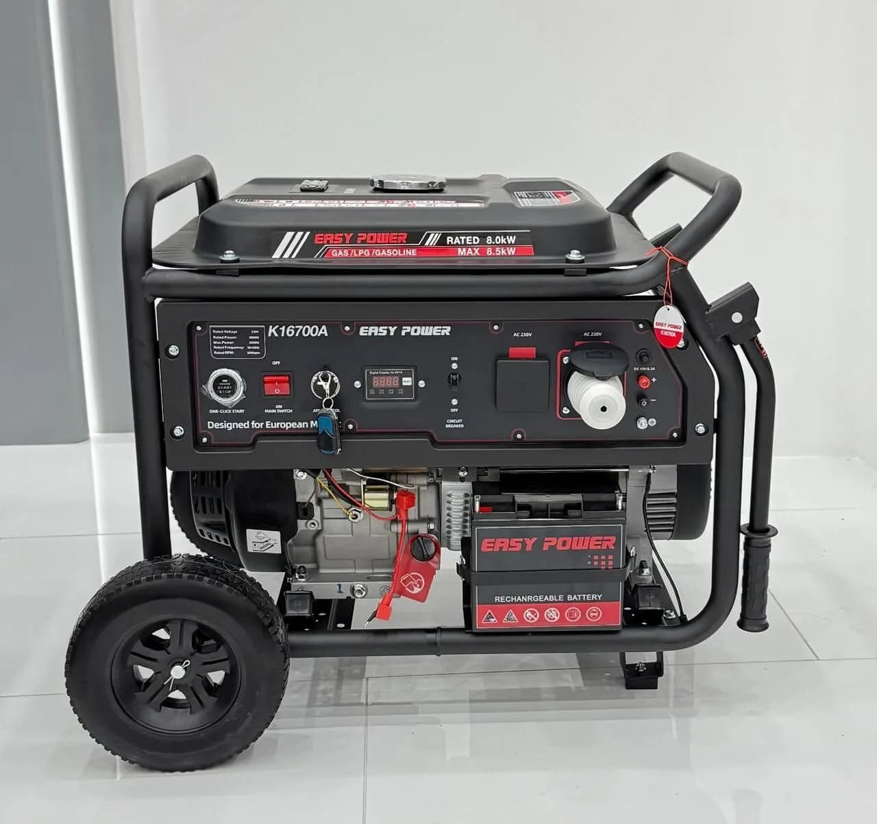 موتور برق سه گانه سوز ۸/۵ کیلو وات ایزی پاور مدل K16700A
