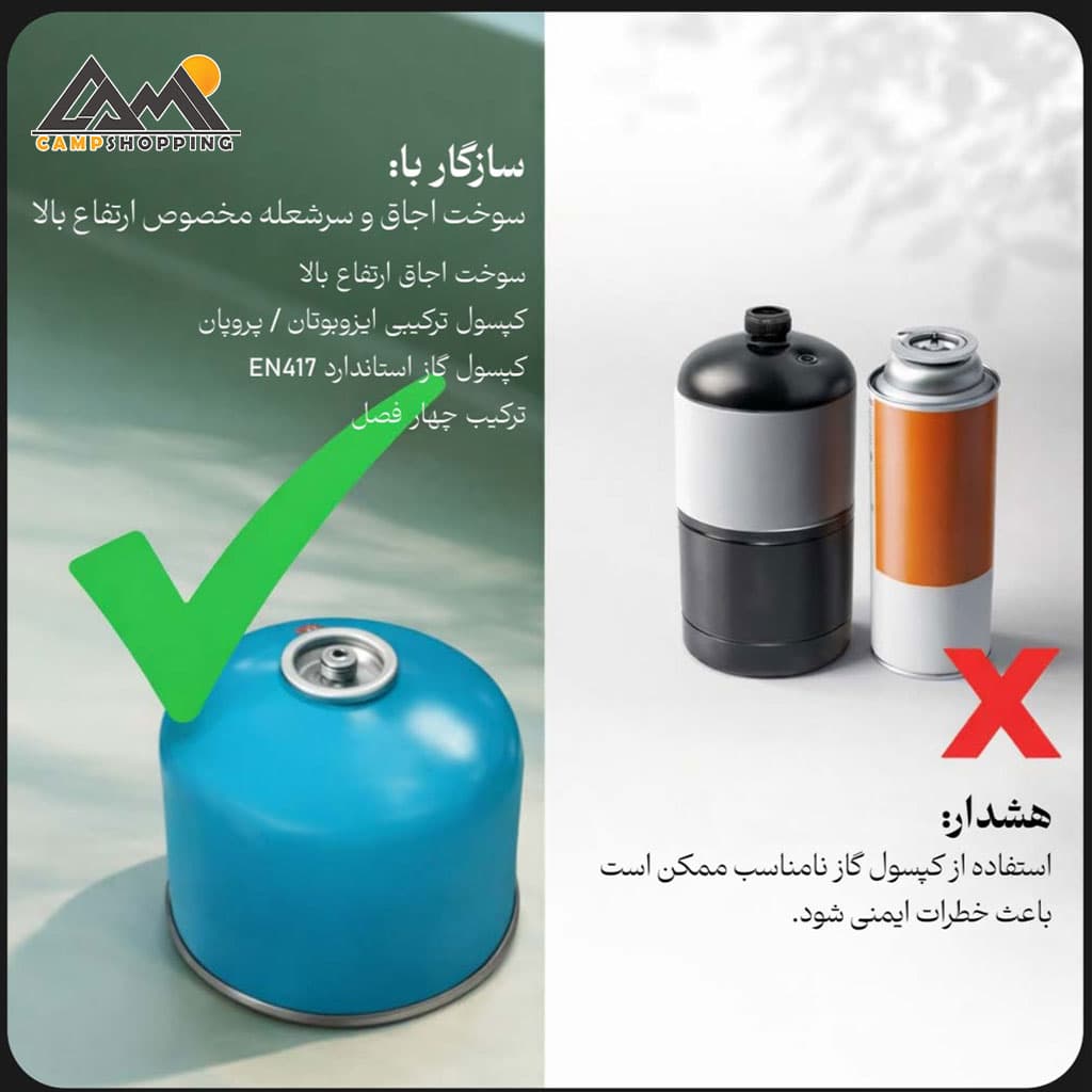 سرشعله اسنوهاک کد SN-C6198 مدل BLAZE — تصویر ۲