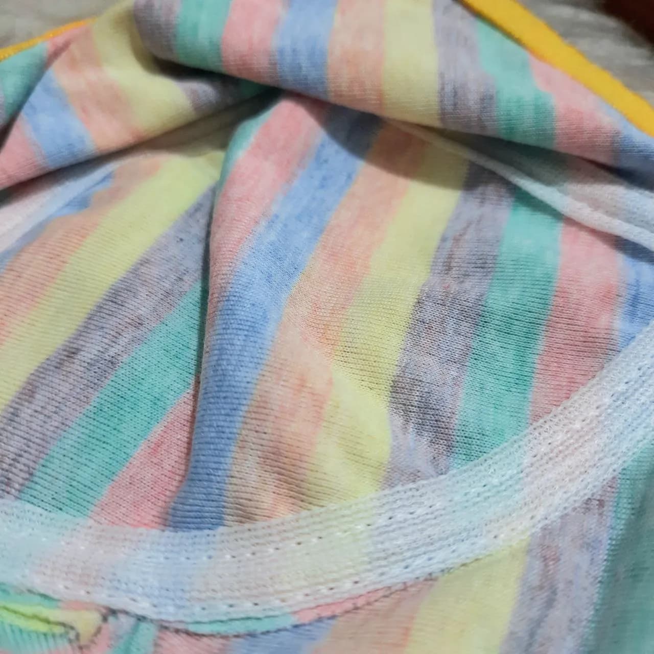 سوتین نخی رنگین کمانی ملورین کد 4085 (بسته 12تایی) — تصویر ۴