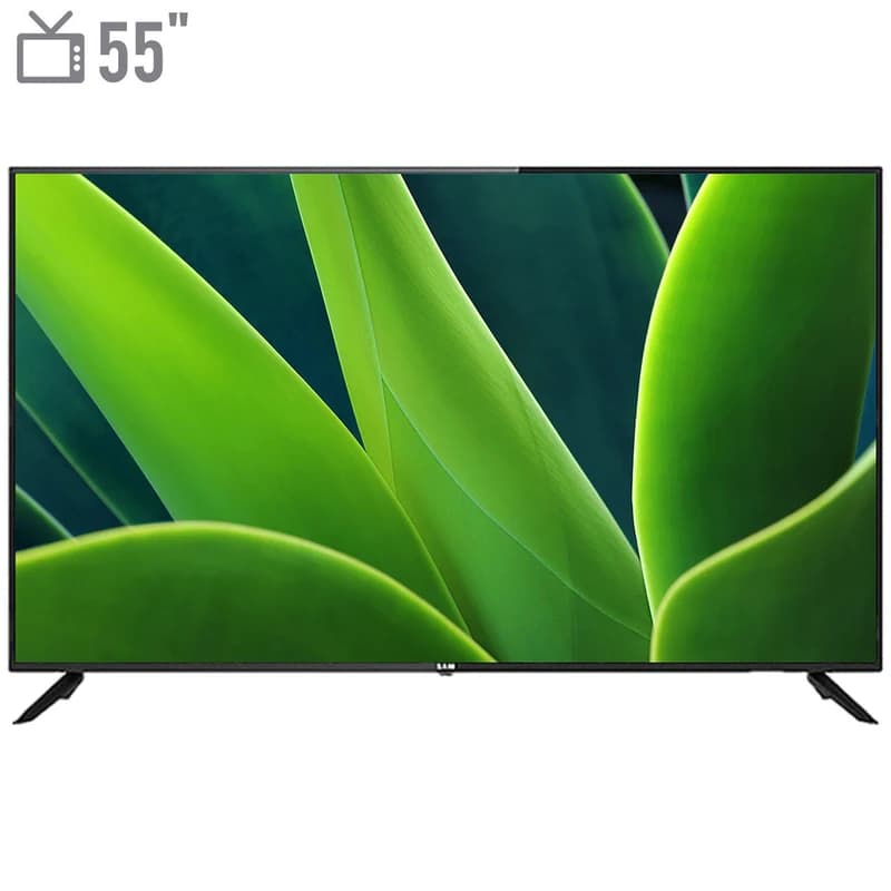تلویزیون هوشمند ال ای دی 55 اینچ سام مدل UA55TU7500TH با کیفیت تصویر 4K، سیستم عامل اندروید، گیرنده دیجیتال داخلی، توان صدای 20 وات و درگاههای HDMI و USB