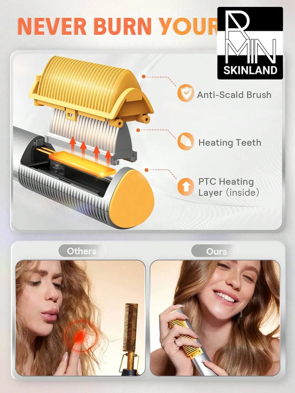 برس حرارتی شیگلم مدل SLeek Chic 3D Thermal Straightening Brush — تصویر ۶