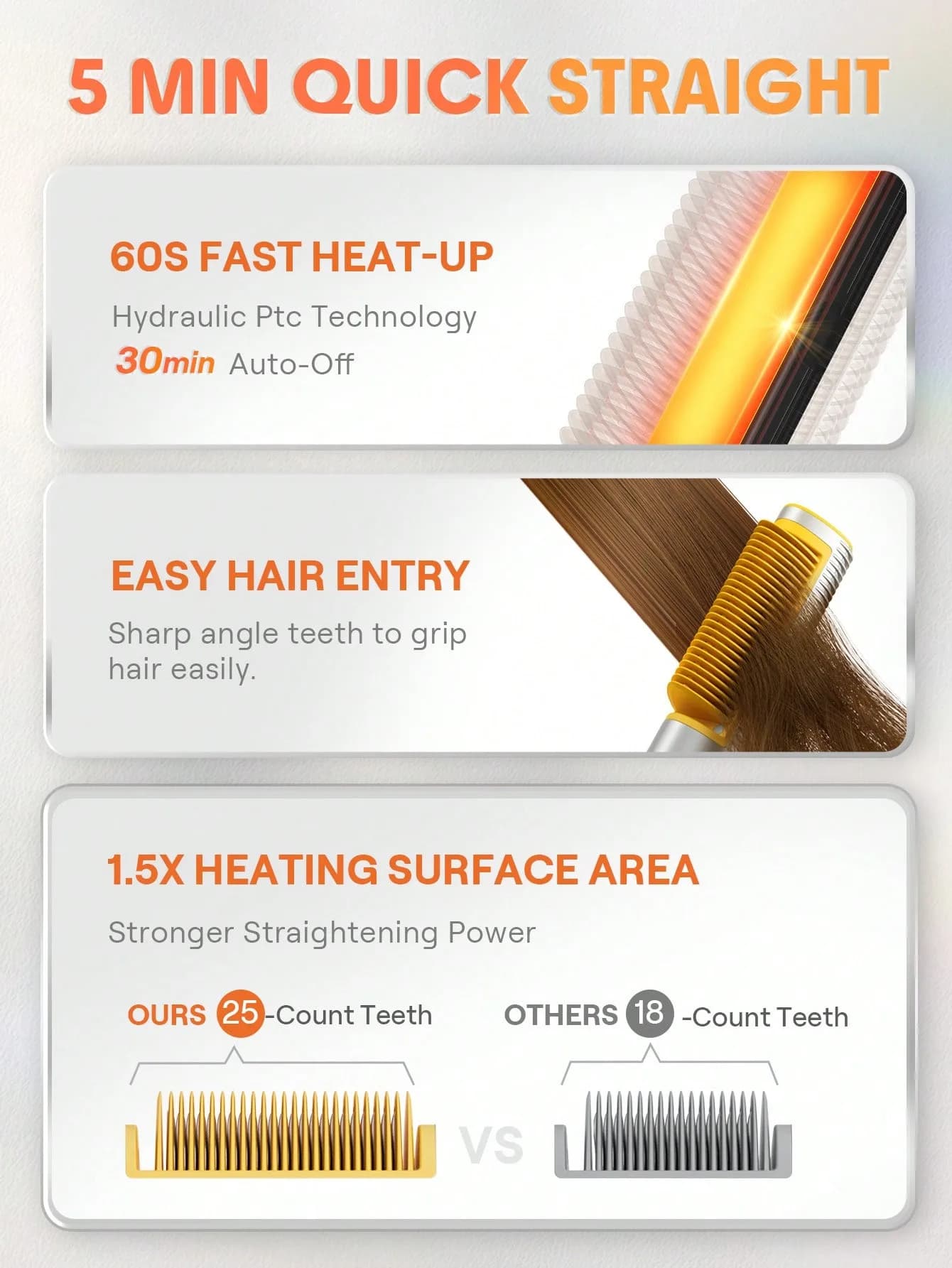 برس حرارتی شیگلم مدل SLeek Chic 3D Thermal Straightening Brush — تصویر ۱۱