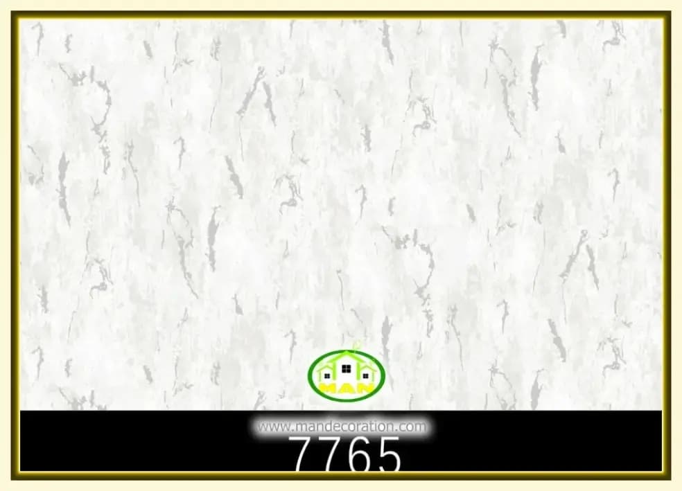 کاغذ دیواری رنگ استخوانی پتینه کد:7765