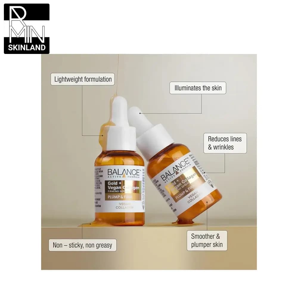 سرم جوانساز طلا بالانس مدل Gold collagen حجم 30ml — تصویر ۵