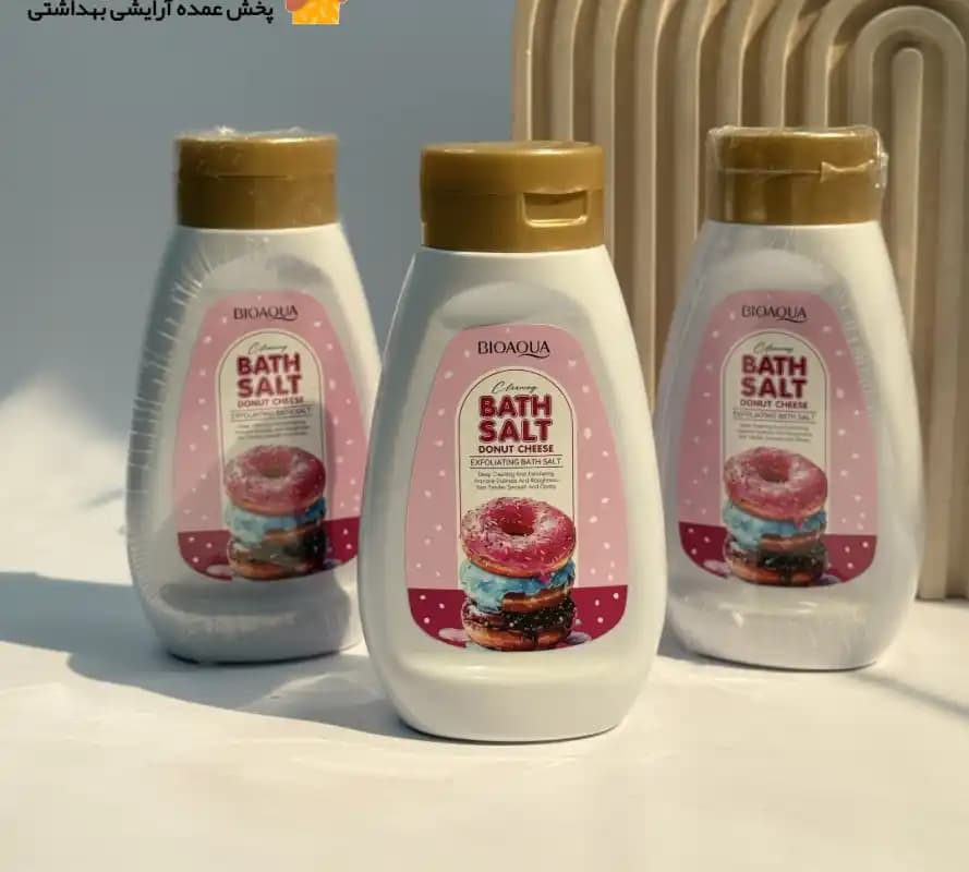 نمک بدن دونات پنیری بیوآکوا BIOAQUA — تصویر ۷