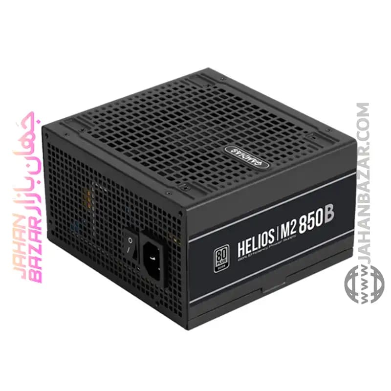 منبع تغذیه 850 وات گیم دیاس GAMDIAS مدل HELIOS M2 850B — تصویر ۲