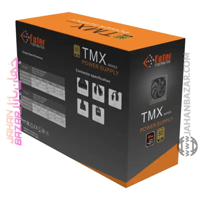 منبع تغذیه 500 وات فاطر Fater مدل TX500 GOLD — تصویر ۶