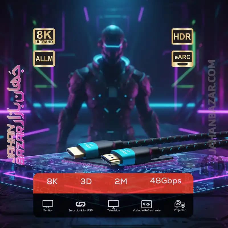 کابل HDMI تسکو TSCO مدل GHC71-8K — تصویر ۶