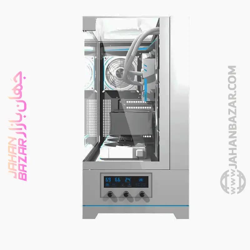 کیس کامپیوتر دارک فلش مدل DY450 Pro ATX WH — تصویر ۴