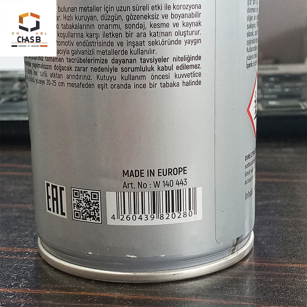 اسپری ضد زنگ زینک وینکل آلمان – اسپری گالوانیزه WINKEL ZINC SPRAY 400ml — تصویر ۵