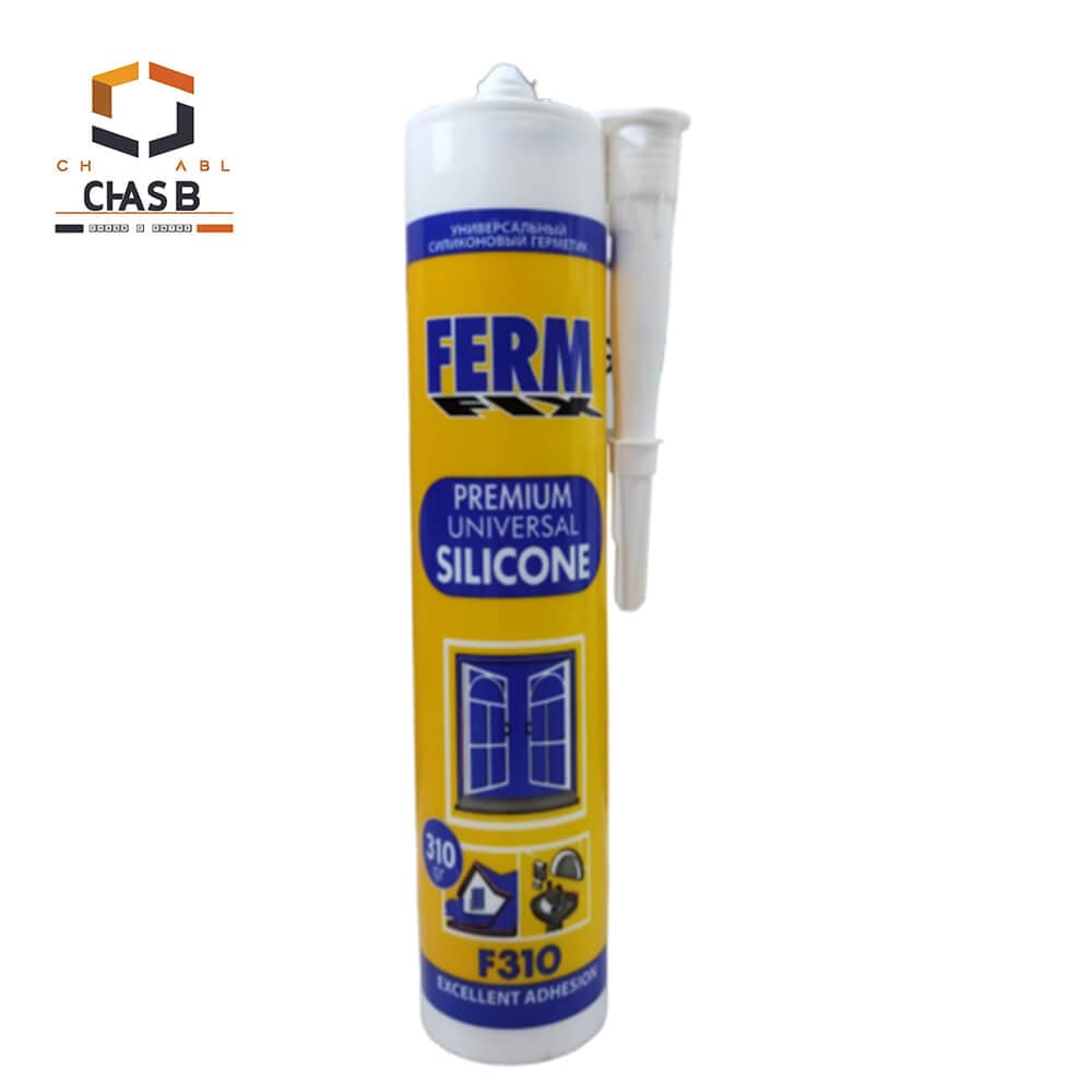 چسب سیلیکون شفاف یونیورسال فرم فیکس – FERMFIX TRANSPARENT SILICONE 280ML