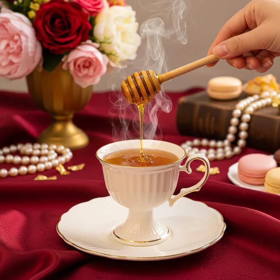 سرویس چینی مارگریت طرح سناتور 18 نفره 145 پارچه چینی توس قالب ناتالی — تصویر ۴